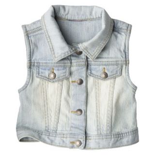 Genuine Kids from OshKosh Infant Toddler Girls Light Denim Vest   Blue 4T