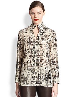 Akris Most Wanted Printed Tunic   Shore