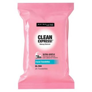 Maybelline Clean Express Makeup Remover Facial Towelettes   25 ct