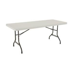 Lifetime 6 ft. Almond Folding Utility Table 22900