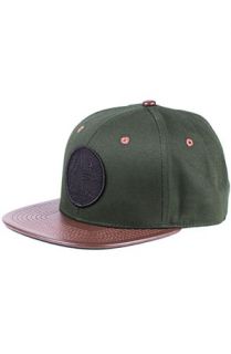 Prolific The Helms Snapback in Forest Brown PU
