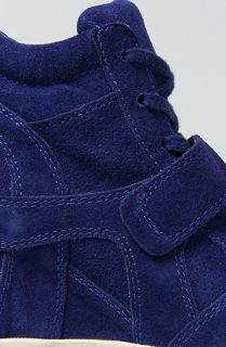 Ash Shoes The Bowie Sneaker in Cobalt Blue Suede
