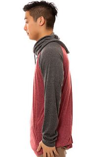 ARSNL The Lantern Hoodie in Heather Gray Maroon