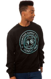 Diamond Supply Co. Sweatshirt Conflict Free Crewneck in Black