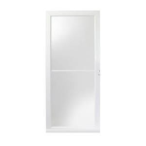 Andersen 3000 Series 36 in. White Self Storing Right Hand Storm Door with Fast and Easy Installation System H3SER36WH