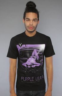 T.I.T.S. (Two In The Shirt) The Purple Lean Tee in Black