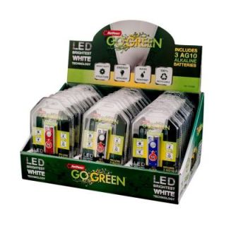 Go Green Power LED Key Chains in 3 Assorted Colors (60 Pack) GG 113 D30K