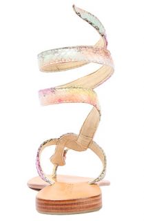 Cocobelle Sandal Snake Ankle Wrap in Rainbow