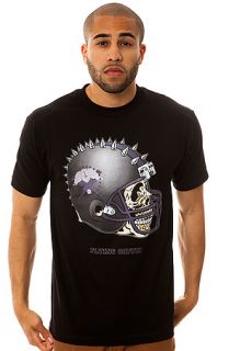 Flying Coffin The Touchdown Tee in Black