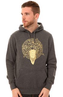 The Crooks and Castles Hoody Primo in Heather Charcoal