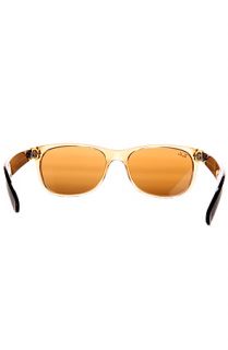 Ray Ban Sunglasses 55mm New Wayfarer in Honey Brown & Black