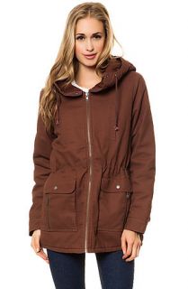 RVCA Jacket Camp Out in Rugged Brown