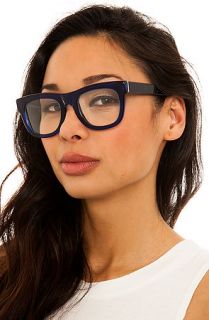Super Sunglasses Glasses Ciccio in Transparent Blue
