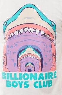 Billionaire Boys Club T Shirt Shark Eat Shark in White