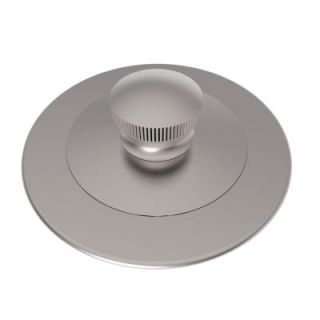 Brasstech Lift and Turn Bath Plug in Stainless Steel 270/20