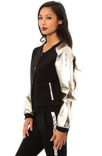 Faubourg du Temple Jacket The Tours Varsity in Black