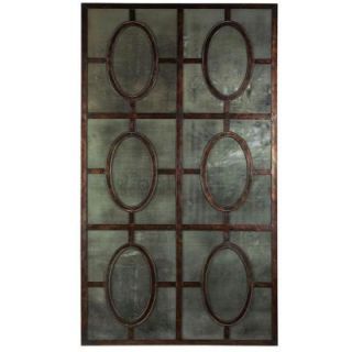 Home Decorators Collection Antiqued Copper 52 in. x 30 in. Rust Framed Mirror 4519210130
