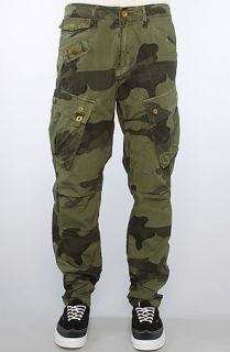 G Star The Rovic Tapered Pants in Sage Camo