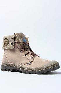 Palladium Boot Baggy Leather Gusset in Grey