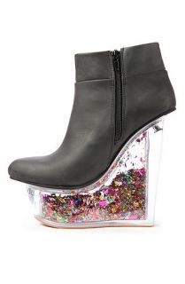 Jeffrey Campbell Shoe Icy Star in Black