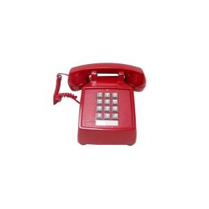 Cortelco Desk Value Line Corded Telephone   Red ITT 2500 MD RD