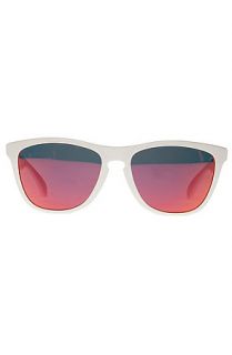 Oakley Sunglasses Frogskin in Ruby Iridium and Polished White