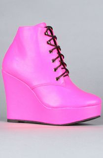 Ego and Greed The Poland Boot in Neon Pink