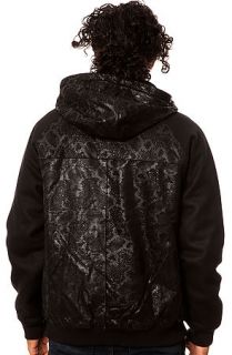 Crooks and Castles Jacket The Cobra Zip in Black