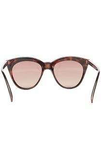 Le Specs Sunglasses Halfmoon Magic in Tortoise Brown