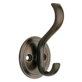 Liberty 3.07 in. Steel Coat and Hat Hook with Round Base B42307J VBR C