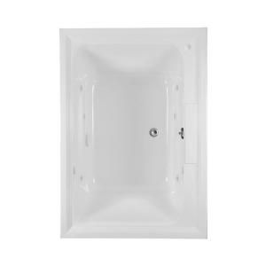 American Standard Town Square EcoSilent 6 ft. Whirlpool Tub with Chromatherapy in White 2742.048WC.K2.020