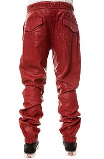 KITE Pants Vegan Leather Jogger Red