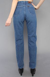 *Vintage Boutique The High Waisted Striped Lee Jeans