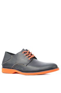 Sperry Topsider Shoe Oxford Neon in Navy and Orange
