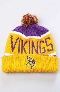 47 Brand Hats The Minnesota Vikings Calgary Pom Beanie in Purple
