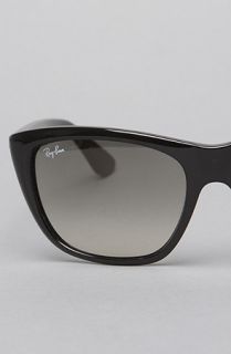 Ray Ban Sunglasses Acetate Framed Logo Detail Tinted Black