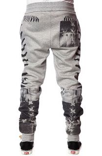 LATHC Pants Laced Sweatpants Joggers in Grey