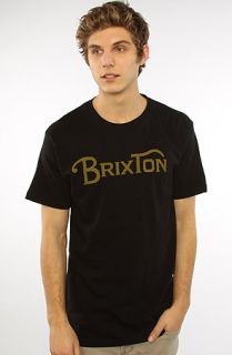 Brixton The Dex Tee in Black