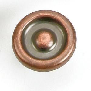 Laurey Foundry 1 1/4 in. Antique Copper Cabinet Knob 39207