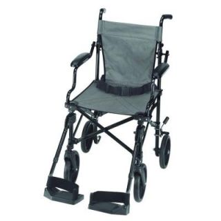 DMI Folding Lightweight Transport Chair in Aluminum 501 1058 0200