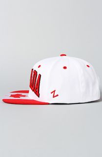 Z Hats The Canada Olympic 2012 Snapback Hat in White