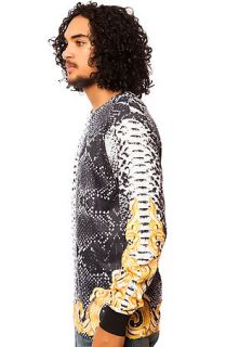 LATHC Tee Ornate Snake LS Black