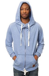 Allston Outfitters Sweatshirt Oversized Solid Color Hoodie in Heather Blue