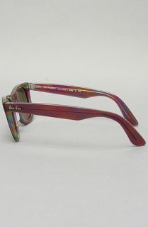 Ray Ban The 50mm Original Wayfarer Sunglasses in Violet Striped Yellow