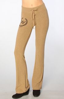 Wildfox The Polo Match Track Pants in Tea Stain