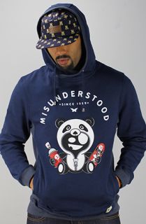 Entree LS MISUNDERSTOOD PANDA Navy Hoodie