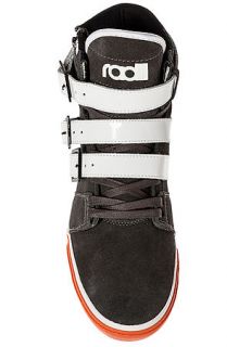 Radii The Straight Jacket VLC Sneaker inCharcoal and Orange