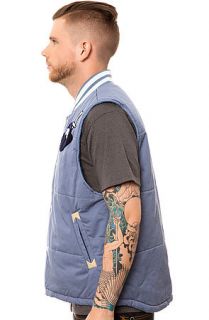 Rocksmith Vest Head Ninja in Periwinkle Blue