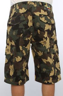LRG The Bushman Classic Cargo Shorts in Army Camo
