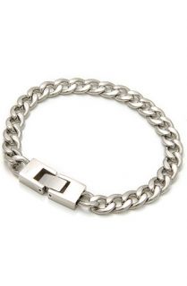 Mister Bracelet Mr. Curb Chain Bracelet in Silver